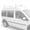 White, variant on AA-Racks Model DX36 Ford Transit Connect 2008-13 Utility Three Bar Drilling Van Roof Ladder Rack Sandy Black (DX36-T-BLK-TR)