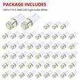 thumbnail image 5 of 50Pcs Super White T10 Wedge 5-SMD 5050 LED Light bulbs W5W 2825 158 192 168 194 US, 5 of 10