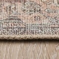thumbnail image 5 of Feizy Percy Transitional Medallion, Orange/Brown/Taupe, 2' x 3' Accent Rug Easy Care Fade Resistant Sheen Bohemian & Eclectic Distressed Floor Rug for Living room Bedroom, 5 of 12