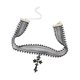 thumbnail image 4 of 1Pc Cross Necklace Punk Collar Sexy Gothic Choker Neck Choker Steampunk Jewelry for Halloween Party Daily Decor (Black), 4 of 4
