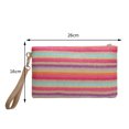 thumbnail image 2 of Bolso tipo sobre para mujer, colorido bolso de mano de playa tejido a mano para ir de compras (estilo 3) Ehuebsd Para Estrenar, 2 of 8