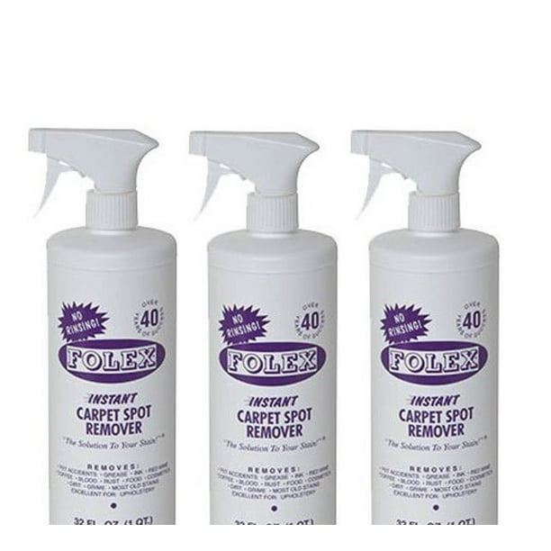 Folex Carpet Spot Remover, 32 oz 3Pack
