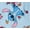 Cerulean, variant on Barbie Girls Print Skater Dress with Short Sleeves, Sizes 4-12