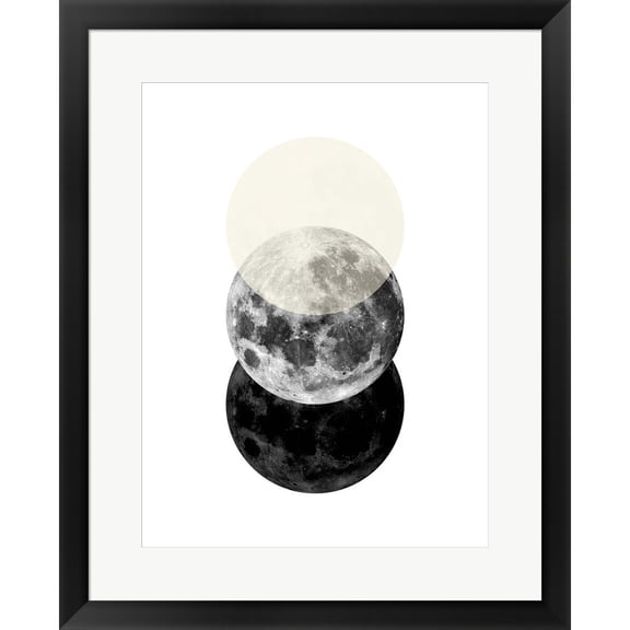 Great Art Now Black Beige No. 3 by Brandon Wong, Framed Wall Art, 21.75W x 26.75H