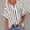 Coffee striped linen blouse for women a1, variant on Women's Striped Linen Blouse V Neck Short Sleeve Button Down Shirt Casual Loose Tops Summer Vacation Travel Fashion T-Shirt, Yellow 2XL