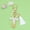 T, variant on Litrail Personalized Initial Keychain - White Tassel Crystal Drop Charm, Dual-Use for Keys & Handbag/Tote Pendant, Fashionable Monogram Key Chain for Women
