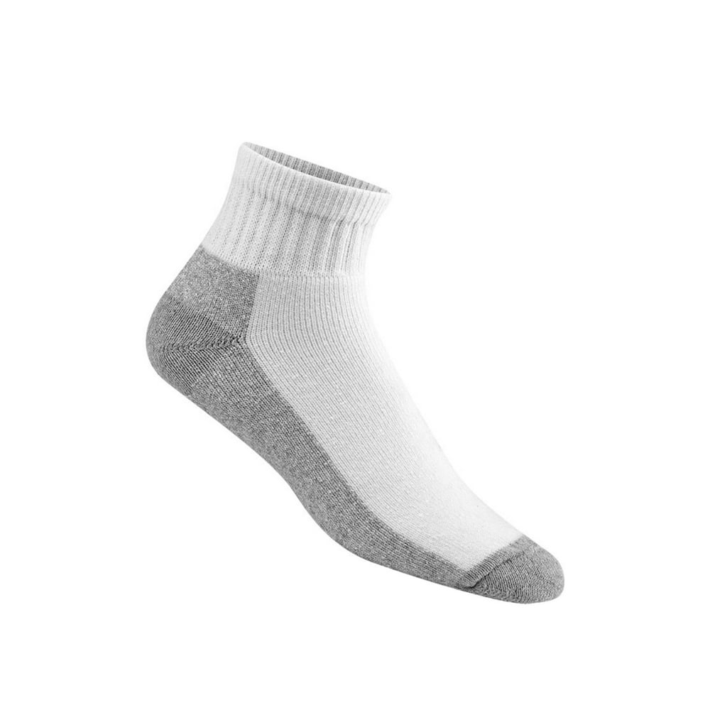 WigWam At Work Quarter White/Grey Socks - 3 Pair Pack S1360-44H ...