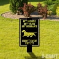 thumbnail image 4 of C-craft Dachshund Guard Dog on Duty Yard Sign for Enhanced Security, 4 of 4