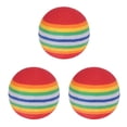 thumbnail image 3 of Eigraketly Stripe Espuma Esponja Pelotas de golf Swing Práctica Entrenador Ayuda Herramienta de entrenamiento de golf, Rojo Type1 NO1, 3 of 6