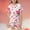 Light Pink-k, variant on Toddler Satin Pajamas for Girls Boys Heart Print Short Sleeve Button Down Top Shorts Summer Outfits for Girls Girl Pajamas Size 3T