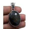 thumbnail image 2 of Labradorite Gemstone 925 Sterling Silver Handmade Jewelry Vintage Pendant S-1.60, 2 of 2