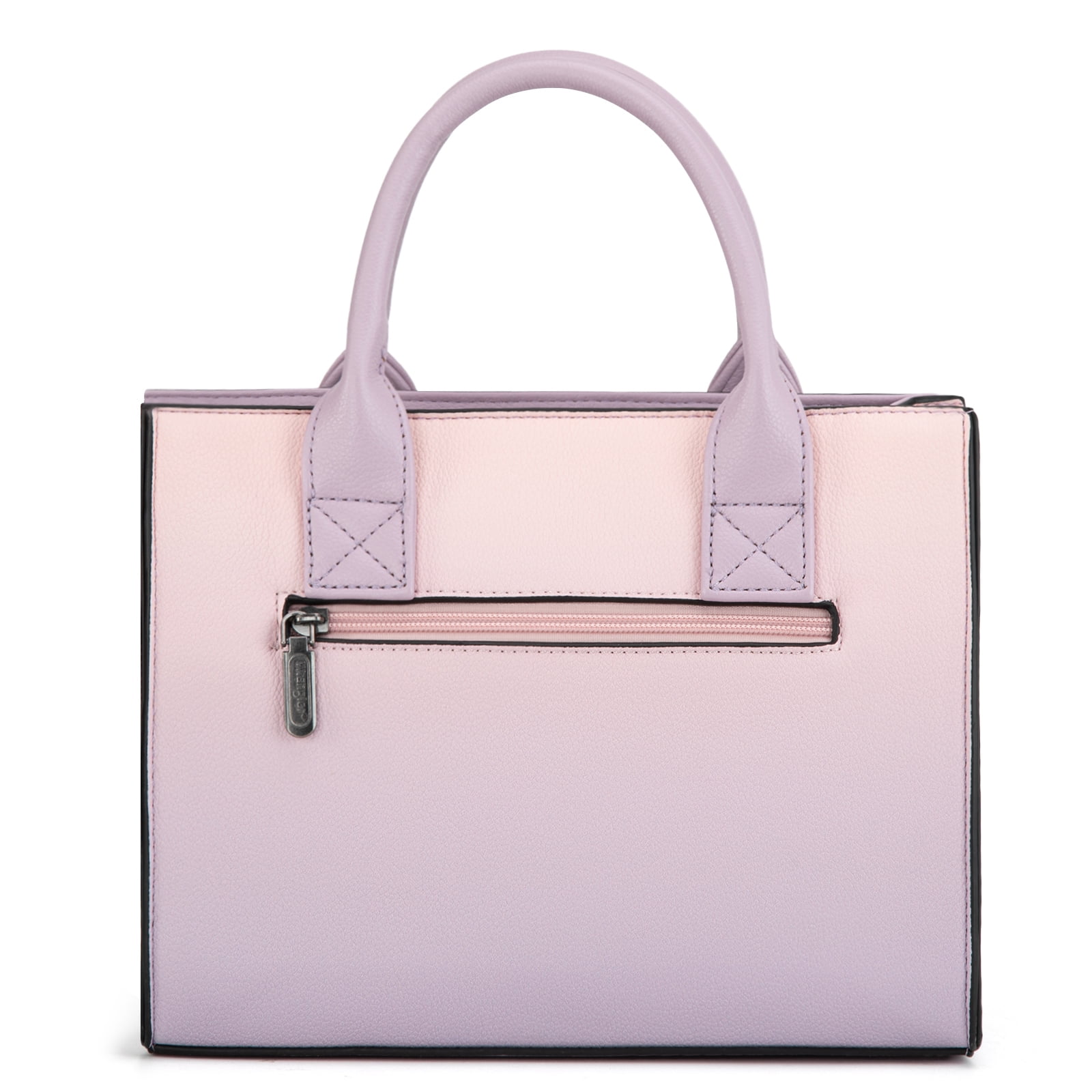 Wrangler Medium Tote Bag for Women Designer Satchel Handbags Top-handle Purses with Strap, Pink