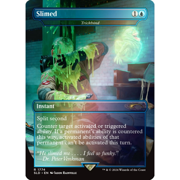 Magic the Gathering Secret Lair x Ghostbusters: Slimer Foil
