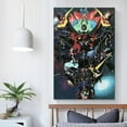 thumbnail image 5 of Gurren Lagann Anime Poster Canvas Wall Art Poster Decorative Bedroom Modern Home Print Picture Artworks Posters 24x36inch(60x90cm), 5 of 10