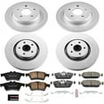 thumbnail image 2 of PowerStop Front and Rear Geomet Coated Brake Rotor and Pad Kit Fits: FORD Select Models CRK7233, 2 of 5