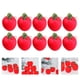 thumbnail image 2 of 18pcs Navidad Manzanas rojas Colgante Árbol de Navidad Decoración Colgante Manzanas Decoración, 2 of 5