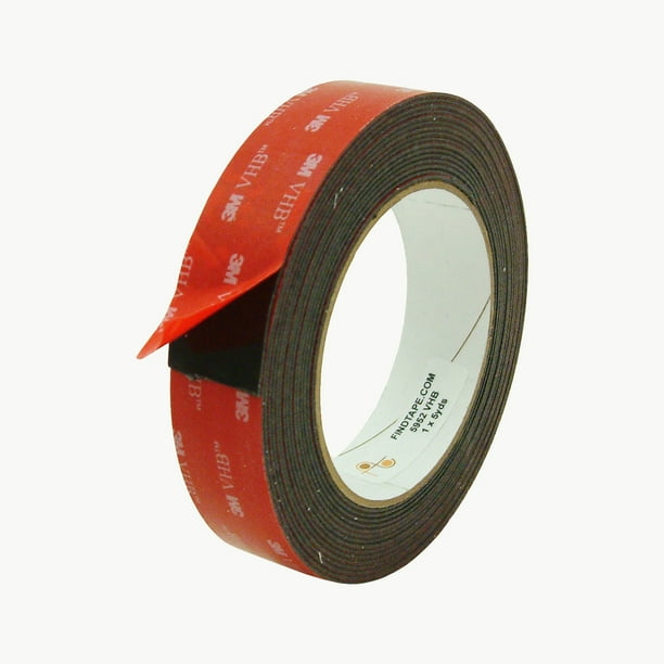 3M Scotch 5952 VHB Tape 1 in x 15 ft. (Black)