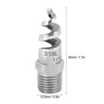 thumbnail image 2 of "High-Performance 316L Stainless Steel Spiral Nozzle - Anti-Clogging Design with G1/4 to G1 Thread Options (60°-180° Spray Angle, 5.5-4140L/Min Flow Rate)"  

(Character count: 150)  

Alternative, 2 of 6