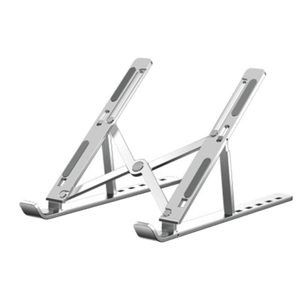 RIWPKFH Metal Portable Foldable Laptop Stand Adjustable Notebook Holder Aluminum Support For Macbook Pro Air Computer Tablet Base Desk