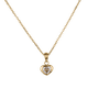 thumbnail image 3 of Collar LuckyLy Corazón Dalia Dorado UNITALLA para Mujer, 3 of 6