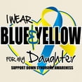 thumbnail image 3 of CafePress - Blue & Yellow For Daughter Light T Shirt - Men's Classic Graphic T-Shirt, 3 of 4