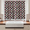thumbnail image 2 of Ambesonne Sugar Skull Kitchen Curtains, Skeleton Theme, 55"x39", Multicolor, 2 of 3