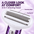 thumbnail image 4 of Obacre Electric Razor for Women, 5 in 1 Electric Shaver for Women, Portable Rechargeable Hair Trimmer Wet and Dry Cordless Women Shaver Hair Remover for Face, Legs, Nose and Bikini, 4 of 8