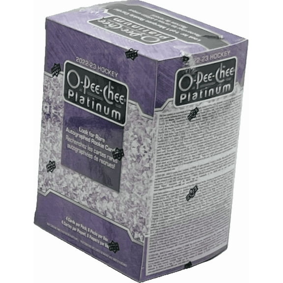 2022-23 Upper Deck O-Pee-Chee Platinum Hockey 6-Pack Blaster Box