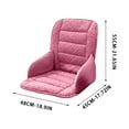 thumbnail image 3 of RXIRUCGD Ergonomic Winter Seat Cushion with Built-in Back Support - Thermal Insulation Office Chair Pad for Extended Sitting Comfort, Portable for Car Office and Home Use, Waist Protection Technology, 3 of 4