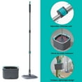 thumbnail image 6 of True & Tidy Tidy Spin Mop and Bucket System with 4 Microfiber Mop Pads, Easy Rinse, Refill, Dual Swivel, Telescopic, 6 of 14