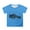 Blue, variant on XUELUO Toddler Girls Tops & T-Shirts Summer Father's Day Cartoon Crew Neck Short Sleeve Loose Casual Fashion T Shirts Sportwear,Black,3-4 Years