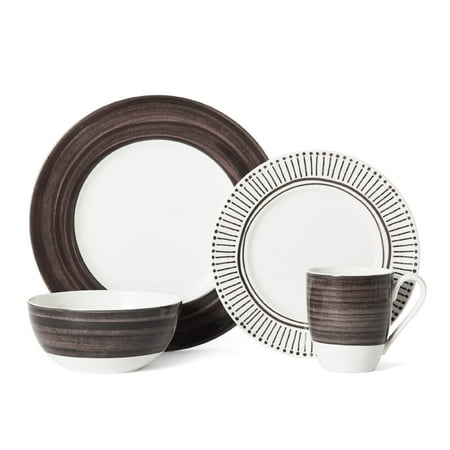 - Mikasa Cadence Walnut Porcelain 4-piece Place Setting