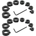 thumbnail image 1 of KAIYANG Juego de 2 anillos de tope de profundidad con llave hexagonal, collar de tope de profundidad, anillo limitador de profundidad y regulador de posición, 1 of 5