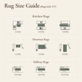 thumbnail image 6 of KUETH 8'X10' Vintage Area Rugs Machine Washable Rugs for Living Room, Non Slip Flat Pile Rug with Rubber Backing, Boho Rug for Entryway Bedroom Dining Room Home Office, 6 of 10
