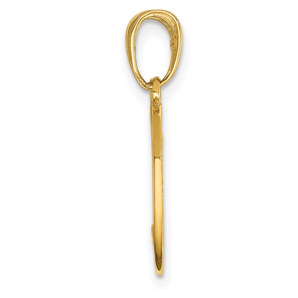 Finest Gold 10K Big Sister & Little Sister Break-apart Charm