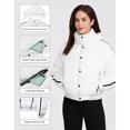 thumbnail image 6 of Cropped Puffer Jacket Women Pioneer Camp Waterproof Hood Short, 6 of 6
