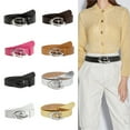 thumbnail image 2 of Yokua Women Skinny Belt Simple Buckle for Wrap Dress Pants Casual Wear, 2 of 21