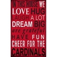 thumbnail image 6 of Stanford Cardinal 11" x 19" In This House Sign, 6 of 7
