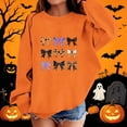 thumbnail image 2 of Taqqpue Kids Hoodies Halloween Graphic Print Long Sleeve Crew Neck Pullover Fleece Sweatshirt Fall Winter Cozy Tops for Boys Girls Size 1-12, 2 of 6