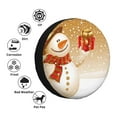 thumbnail image 4 of Pofeuu Christmas Snowman Gift Print Spare Tire Wheel Cover for Car Truck SUV Camper Universal Fit Spare Tire Cover RV Spare Tire Covers-16 inch, 4 of 6