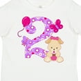 thumbnail image 4 of Inktastic Second Birthday with Cute Puppy and Butterflies Boys or Girls Toddler T-Shirt, 4 of 5