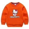 thumbnail image 3 of Hello Kitty-Camiseta informal de algodón con cuello redondo para niños y niñas, jersey de dibujos animados de Anime, suéter, ropa para bebés, 3 of 5