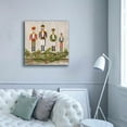 thumbnail image 5 of Epic Graffiti 'Nutcrackers on a Mantel' by Silvia Vassileva, Canvas Wall Art, 37"x37", 5 of 8