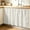 White, variant on Pearl White Line Floral Cabinet Curtains for Kitchen 28"W x 35"L, Romantic Wildflowers Leaves Farmhouse Sink Skirt Magic Tape Short Curtain Decorative Privacy Panel for Bathroom Laundry