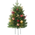 thumbnail image 1 of MOQIN Décorations de Jardinières de Vacances, Remplissage de Jardinières de Noël 2025, Arbres de Pin Pré-Éclairés avec Cônes, Baies Dorées et Rouges, Décorations de Noël Éclairées pour Extérieur, 1 of 8