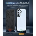 thumbnail image 3 of for Samsung Galaxy A35-5G Case: Clear Protective Phone Cases Slim Transparent Anti Yellowing Cover Rugged Shockproof Military Grade Drop Protection Tough Sturdy 6.6 Inch Clear Black, 3 of 7