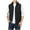 Black, variant on Men's Hoodies Big And Tall Sleeveless Loose Coat Flip Collar Waistcoat Top Casual Coat