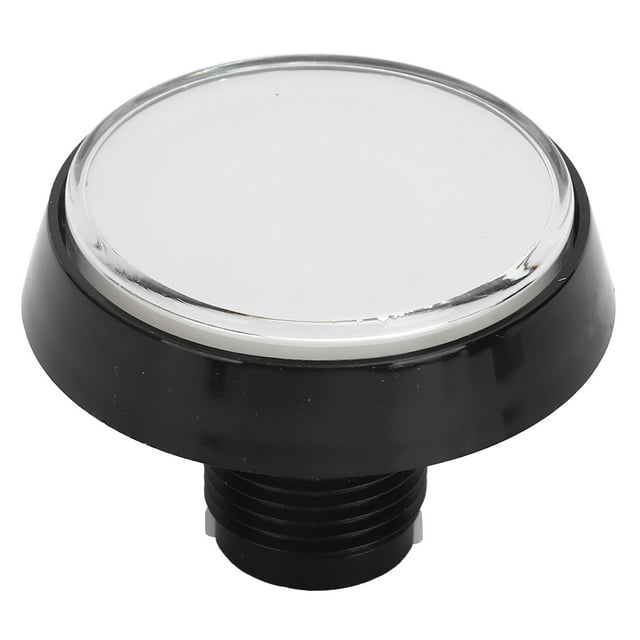 Bouton-poussoir Rond Mini Bouton-Poussoir avec Lumière LED pour Console de Jeu pour Remplacement Rouge, Jaune, Bleu, Blanc, Vert