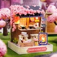 thumbnail image 2 of Miniature Wizardi Roombox Kit - Sakura Noodles Shop Dollhouse Kit, 2 of 5