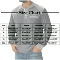 thumbnail image 2 of Tops Sweaters for Men Long Sleeve Waffle Shirts for Men Quarter Button V Neck Sweatshirt Velvet Patchwork Lightweight Golf Pullover Sweater Blouse Beige L, 2 of 7